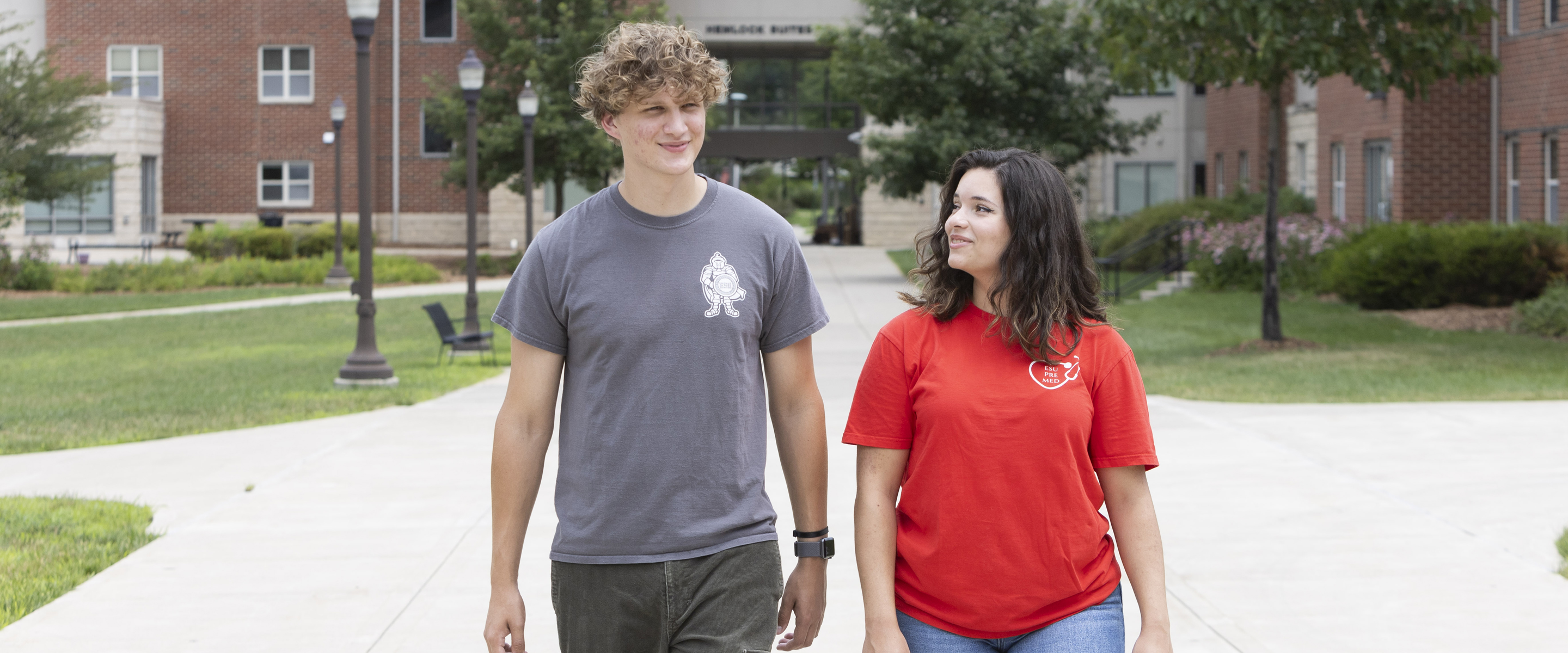 orientation leaders on campus