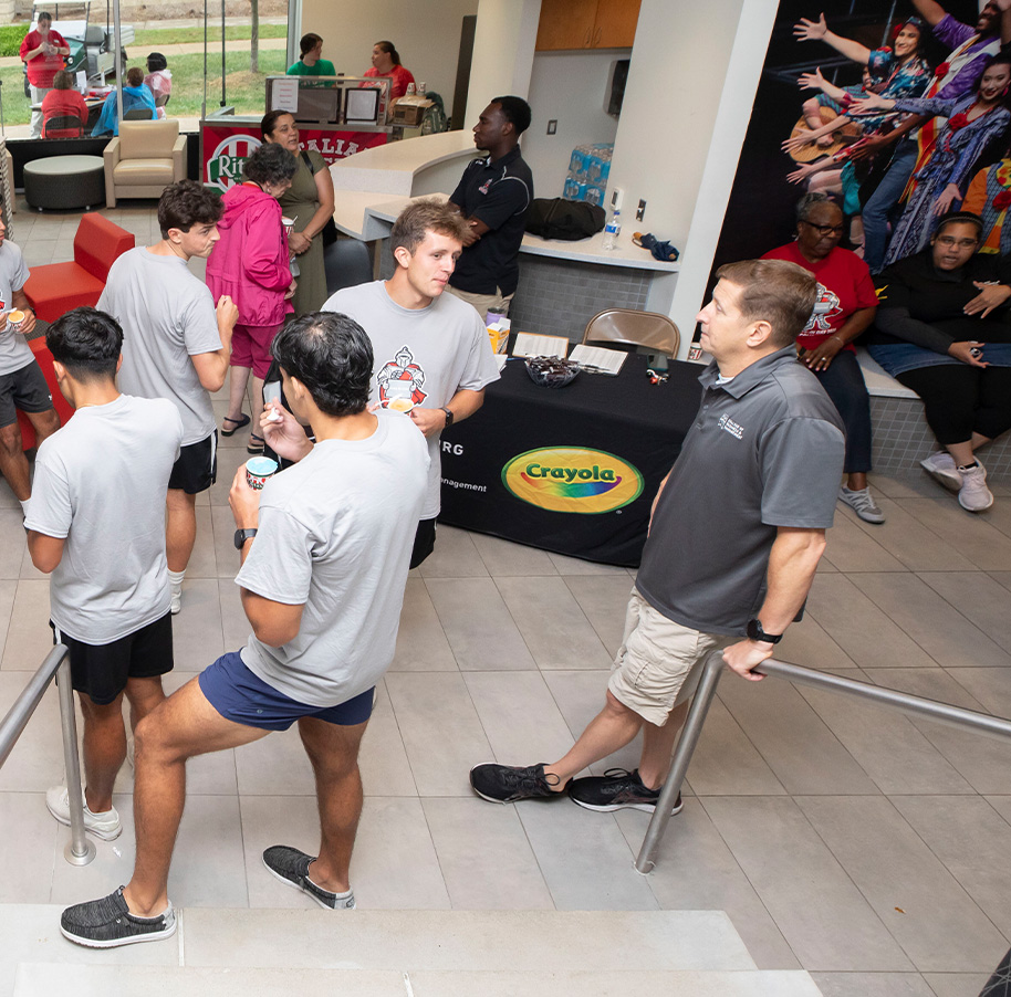 Director with his workers